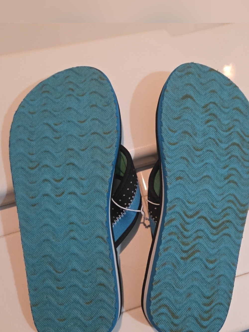 New With Tags Nautica Men's Torstein Flip Flop Royal Blue Size 8 - Picture 3 of 3